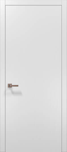 Міжкімнатні двері ламіновані ламінована дверь plato-01c світло-сірий супермат