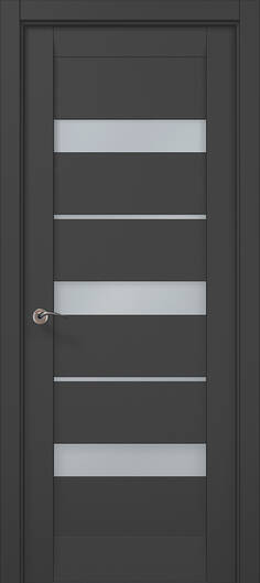 Межкомнатные двери ламинированные ламинированная дверь ml-22 темно-серый супермат