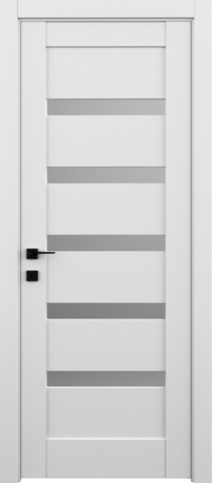 Межкомнатные двери ламинированные ламинированная дверь модель la-04  цвет - снежный