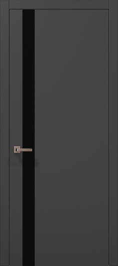 Міжкімнатні двері ламіновані ламінована дверь plato-04 світло-сірий супермат
