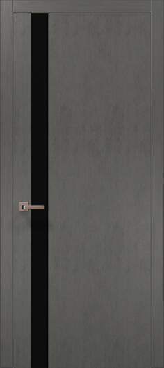 Міжкімнатні двері ламіновані ламінована дверь plato-04 дуб сірий