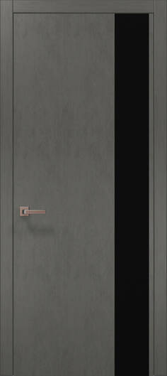 Міжкімнатні двері ламіновані ламінована дверь plato-05 світло-сірий супермат