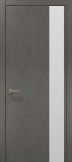 Міжкімнатні двері ламіновані ламінована дверь plato-05 бетон сірий