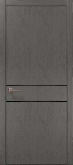 Межкомнатные двери ламинированные ламинированная дверь plato-07 бетон серый