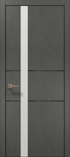 Міжкімнатні двері ламіновані ламінована дверь plato-08 бетон сірий