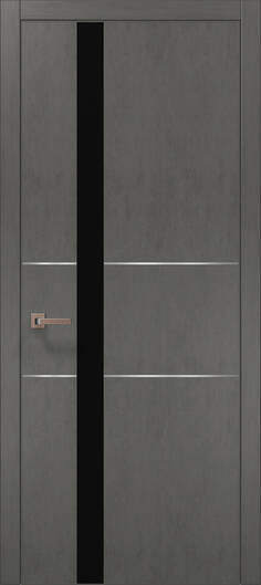 Межкомнатные двери ламинированные ламинированная дверь plato-08 бетон серый