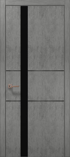 Міжкімнатні двері ламіновані ламінована дверь plato-08 бетон сірий