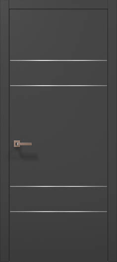Межкомнатные двери ламинированные ламинированная дверь plato-09 темно-серый супермат