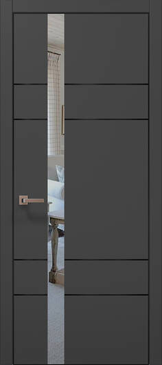 Межкомнатные двери ламинированные ламинированная дверь plato-10 темно-серый супермат