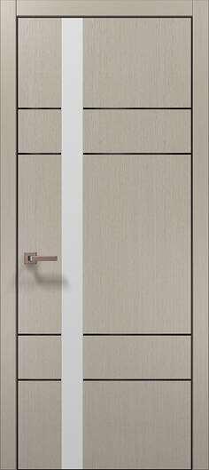Межкомнатные двери ламинированные ламинированная дверь plato-10 дуб кремовый алюминиевая кромка
