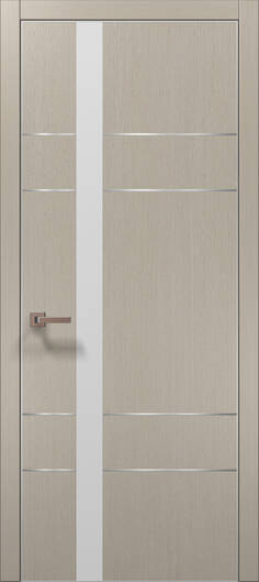 Межкомнатные двери ламинированные ламинированная дверь plato-10 дуб кремовый алюминиевая кромка