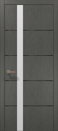 Межкомнатные двери ламинированные ламинированная дверь plato-12 бетон серый