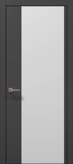 Межкомнатные двери ламинированные ламинированная дверь plato-13 темно-серый супермат