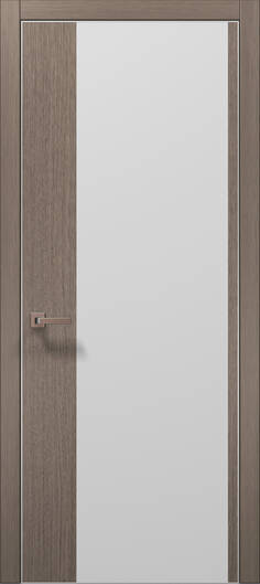 Міжкімнатні двері ламіновані ламінована дверь plato-13 дуб сірий
