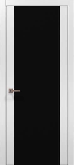 Міжкімнатні двері ламіновані ламінована дверь plato-14 білий матовий