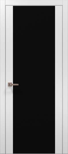 Міжкімнатні двері ламіновані ламінована дверь plato-14 білий матовий