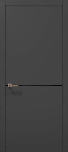 Межкомнатные двери ламинированные ламинированная дверь plato-21 темно-серый супермат