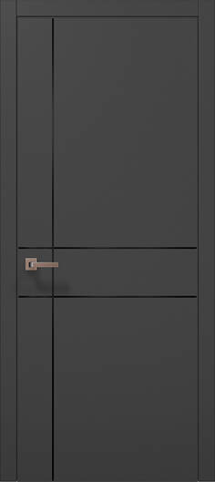 Межкомнатные двери ламинированные ламинированная дверь plato-30 темно-серый супермат