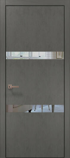 Межкомнатные двери ламинированные ламинированная дверь plato-25 бетон серый алюминиевая кромка