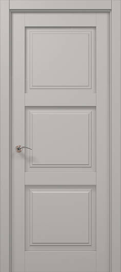 Межкомнатные двери ламинированные ламинированная дверь ml-06 светло-серый супермат