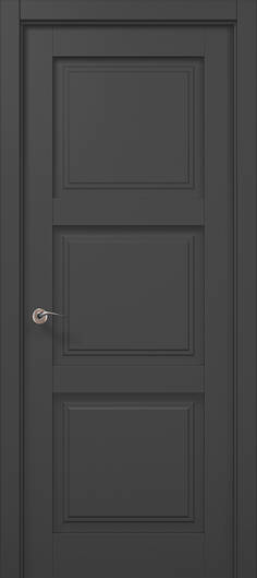 Межкомнатные двери ламинированные ламинированная дверь ml-06 темно-серый супермат