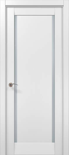 Міжкімнатні двері ламіновані ламінована дверь ml-62с білий матовий