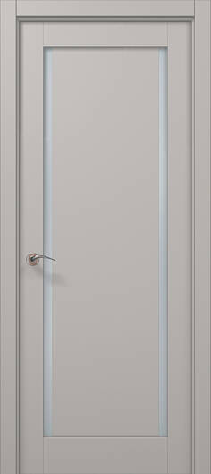 Межкомнатные двери ламинированные ламинированная дверь ml-62c темно-серый супермат