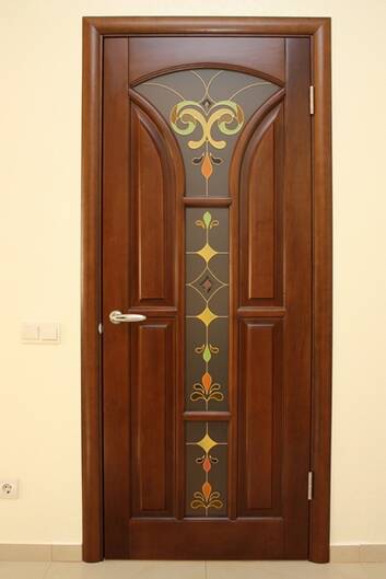 Межкомнатные двери деревянные деревянная дверь тип в 04 по тюльпан