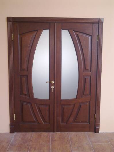 Міжкімнатні двері дерев'яні деревянная дверь тип г 03 по