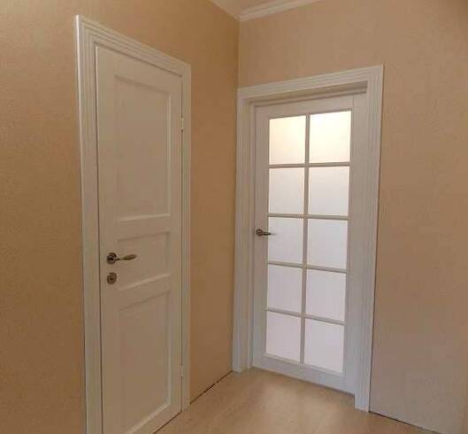 Міжкімнатні двері фарбовані ніца пг білі
