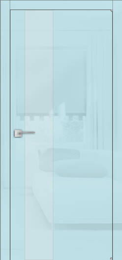 Міжкімнатні двері фарбовані а3.s блакитні