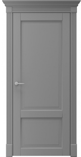 Міжкімнатні двері фарбовані мілан пг білі