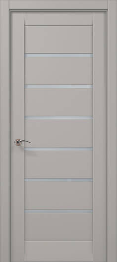 Міжкімнатні двері ламіновані ламінована дверь ml-14 дуб сірий