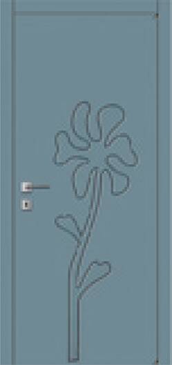 Міжкімнатні двері фарбовані flora fl-2