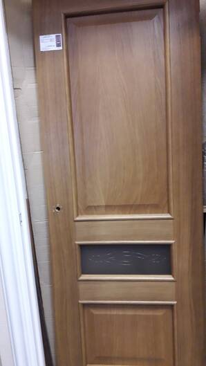 Міжкімнатні двері шпоновані модель 48 даймон гл-ст-гл ціна за блок