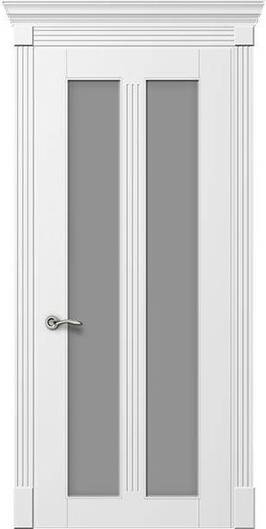 Міжкімнатні двері фарбовані верона по біла