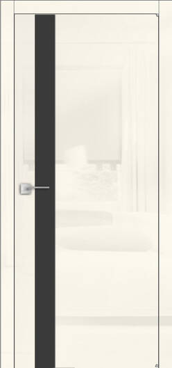 Межкомнатные двери окрашенные окрашенная дверь а3.2.s стекло чёрное лакобель 105мм