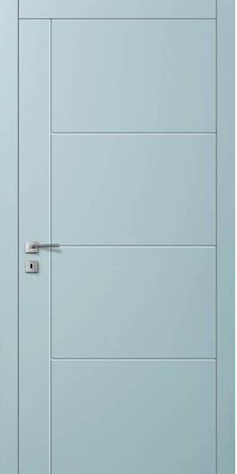 Міжкімнатні двері фарбовані аl3 білі з фрезеруванням