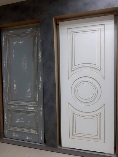 Міжкімнатні двері фарбовані версаль по біла