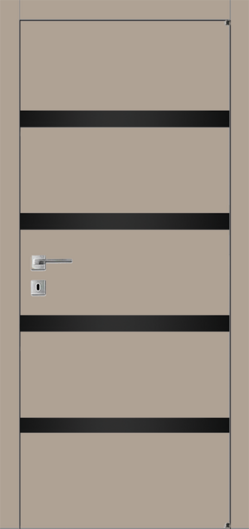 Міжкімнатні двері фарбовані а5.4 s капучино