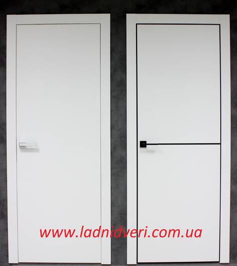 Міжкімнатні двері фарбовані модель a01