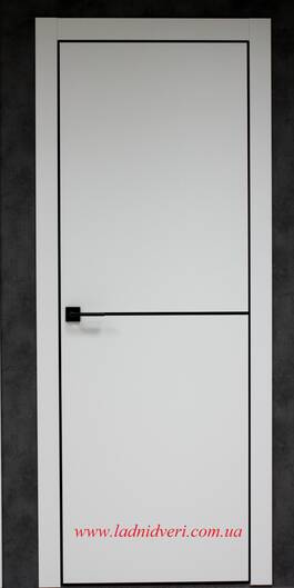 Міжкімнатні двері фарбовані модель a02