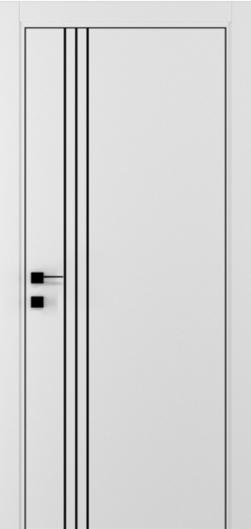 Міжкімнатні двері фарбовані модель a04