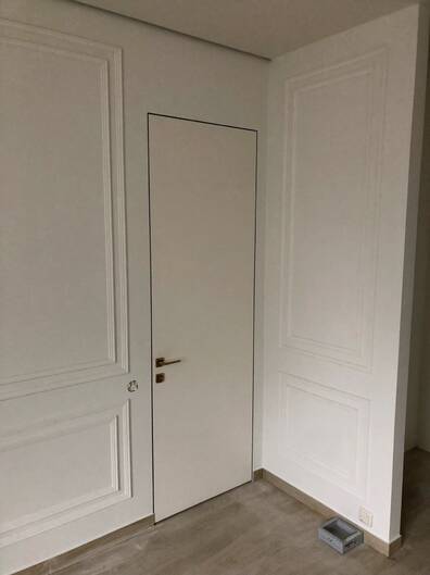 Міжкімнатні двері прихованого монтажу приховані грунтовані під фарбування коробка comfort