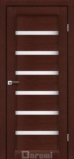 Міжкімнатні двері ламіновані vela горіх бургун (сатин білий)