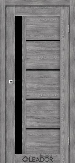 Міжкімнатні двері ламіновані модель rim клен грей скло сатин