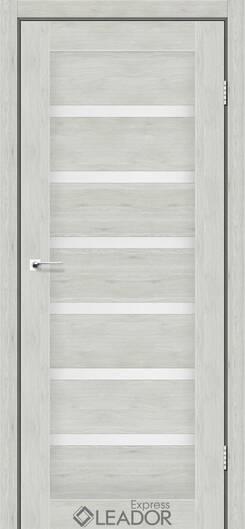 Міжкімнатні двері ламіновані модель milan білий льон blk лакобель