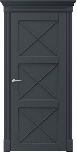 Міжкімнатні двері фарбовані рим-італьяно пг капучино ral 1019