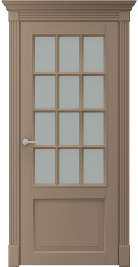 Міжкімнатні двері фарбовані ніцца-бретань по сіра ral 7004