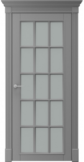 Міжкімнатні двері фарбовані ніца-бретань поо ral 1013